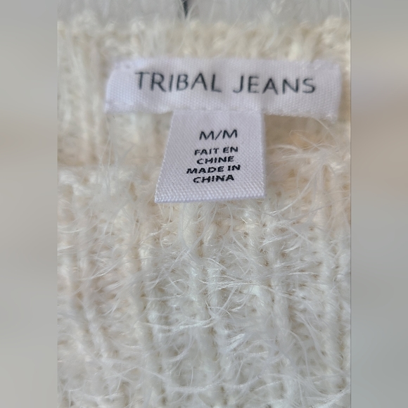 Tribal Jeans Fuzzy Plush Sweater - Picture 5 of 6
